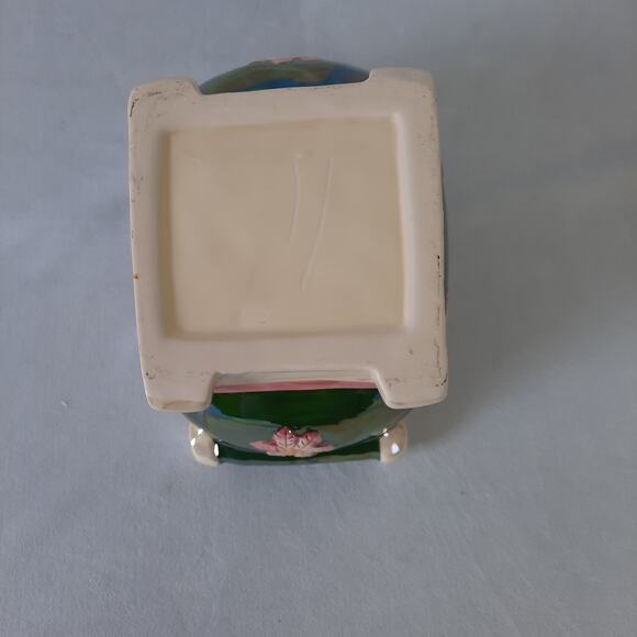 Christmas Sled with Poinsette Design, Ceramic Glossy - Picture 6 of 6